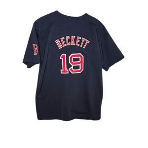 Nike Boston Red Sox Josh Beckett Jersey #19 | Men's Size XL, Fits Smaller | Navy